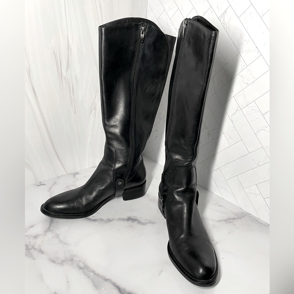 Via Spiga black “riding” boot 8.5